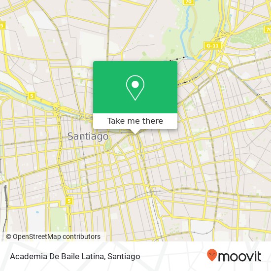 Academia De Baile Latina map