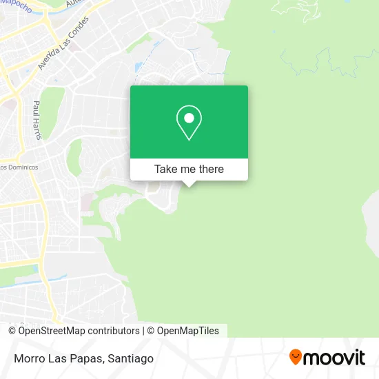 Morro Las Papas map
