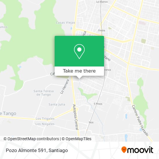 Pozo Almonte 591 map