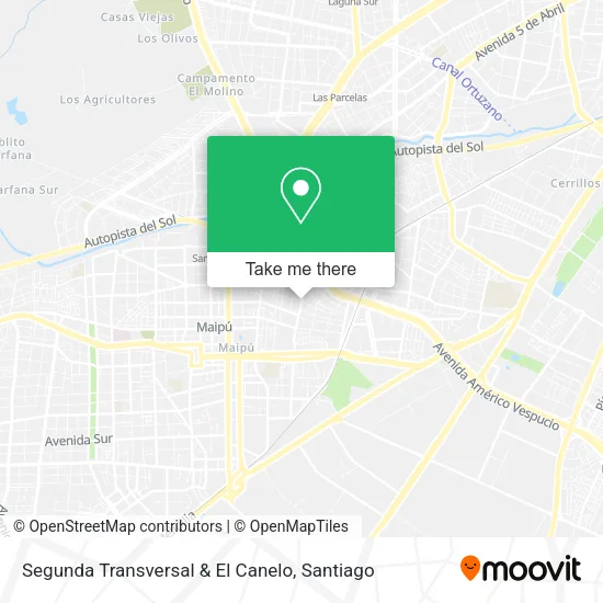 Segunda Transversal & El Canelo map