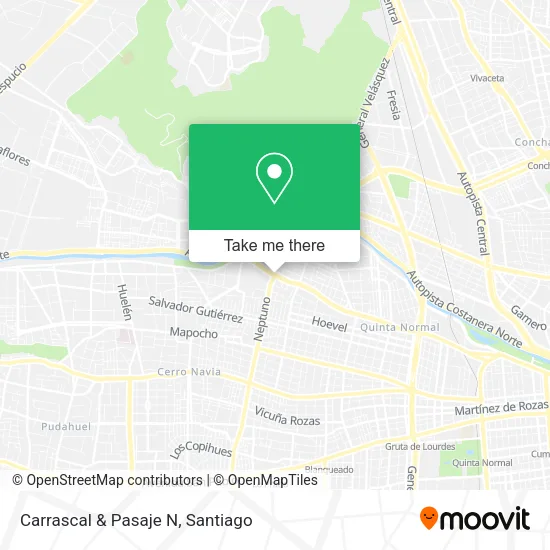 Carrascal & Pasaje N map