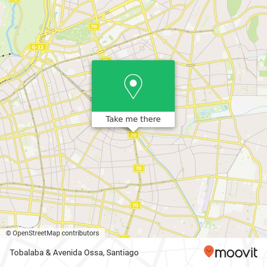 Tobalaba & Avenida Ossa map