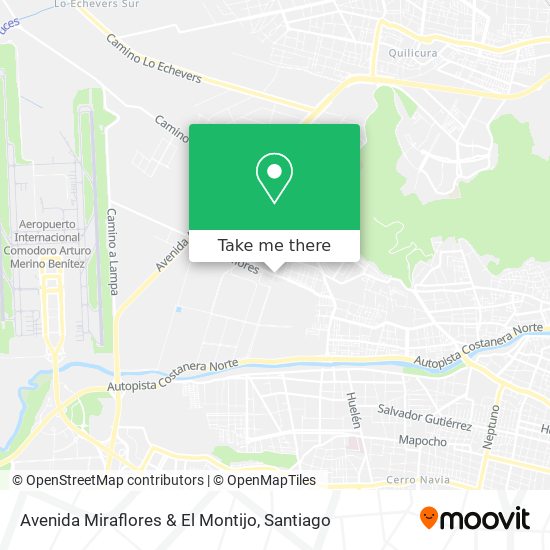Avenida Miraflores & El Montijo map