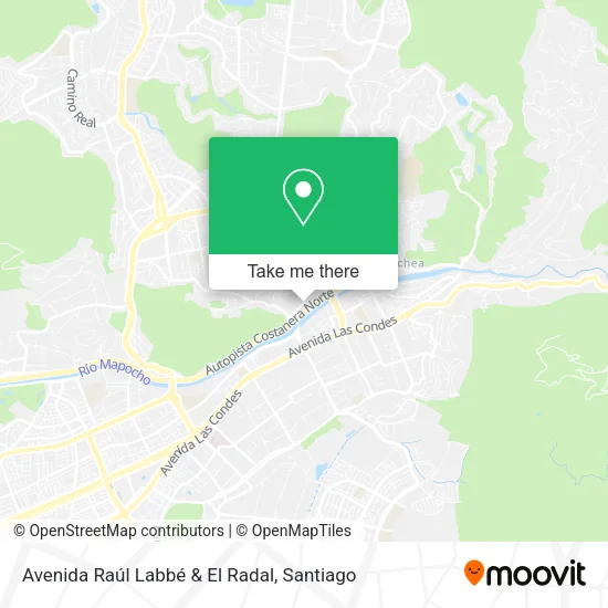 Avenida Raúl Labbé & El Radal map