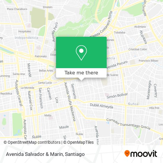 Avenida Salvador & Marín map