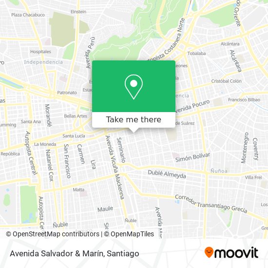 Avenida Salvador & Marín map
