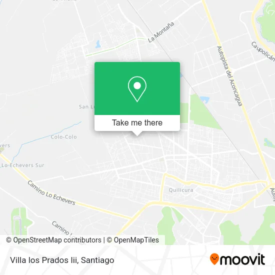 Villa los Prados Iii map