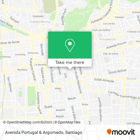 Avenida Portugal & Argomedo map