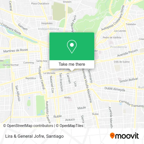 Lira & General Jofre map