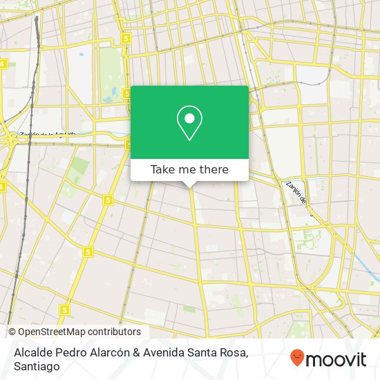 Alcalde Pedro Alarcón & Avenida Santa Rosa map