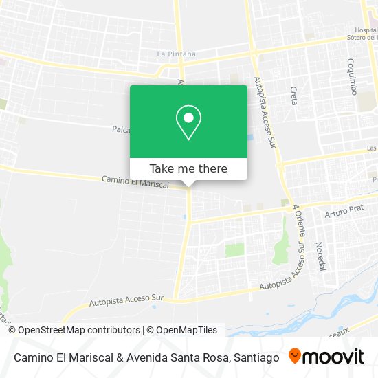 Camino El Mariscal & Avenida Santa Rosa map