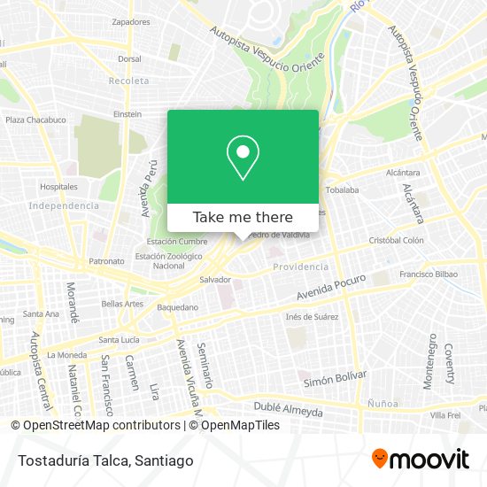 Tostaduría Talca map