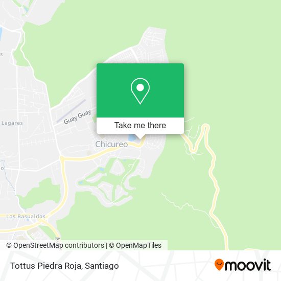 Mapa de Tottus Piedra Roja