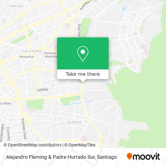 Mapa de Alejandro Fleming & Padre Hurtado Sur