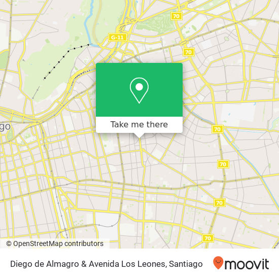 Diego de Almagro & Avenida Los Leones map