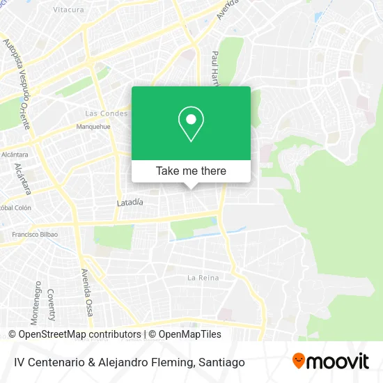 IV Centenario & Alejandro Fleming map