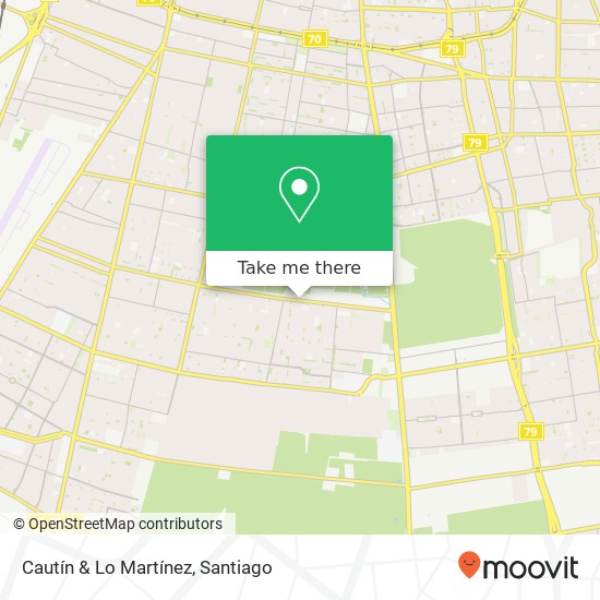Cautín & Lo Martínez map