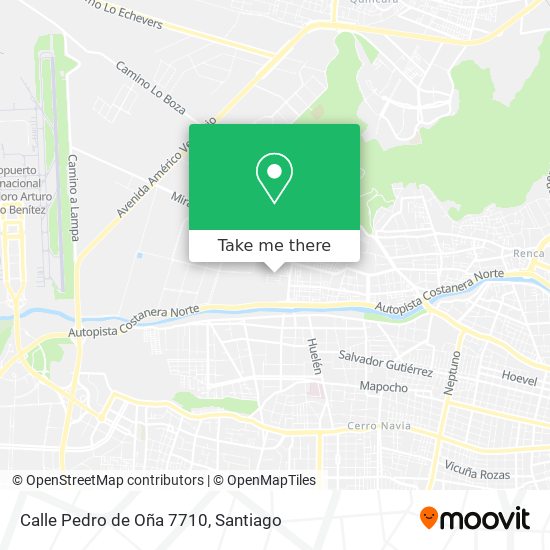 Calle Pedro de Oña 7710 map