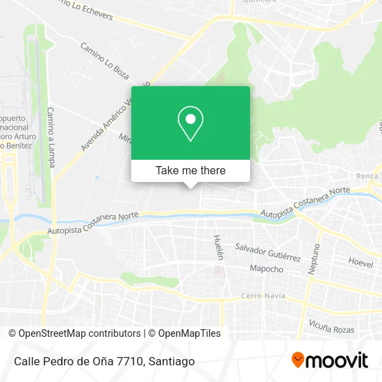 Calle Pedro de Oña 7710 map