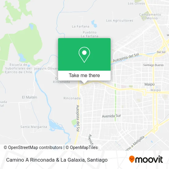 Camino A Rinconada & La Galaxia map