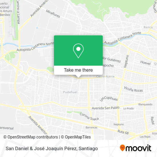 San Daniel & José Joaquín Pérez map