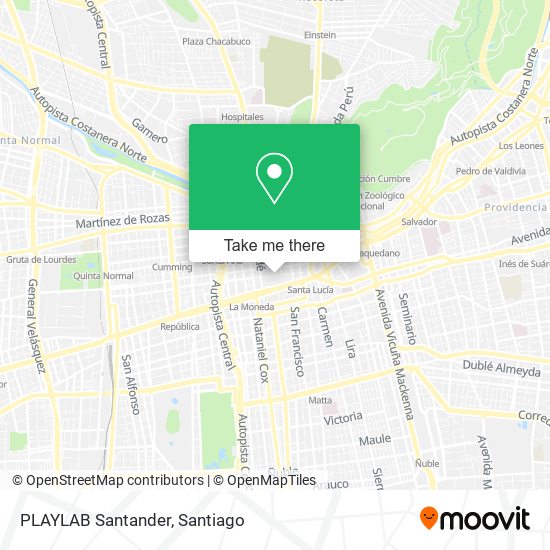 PLAYLAB Santander map