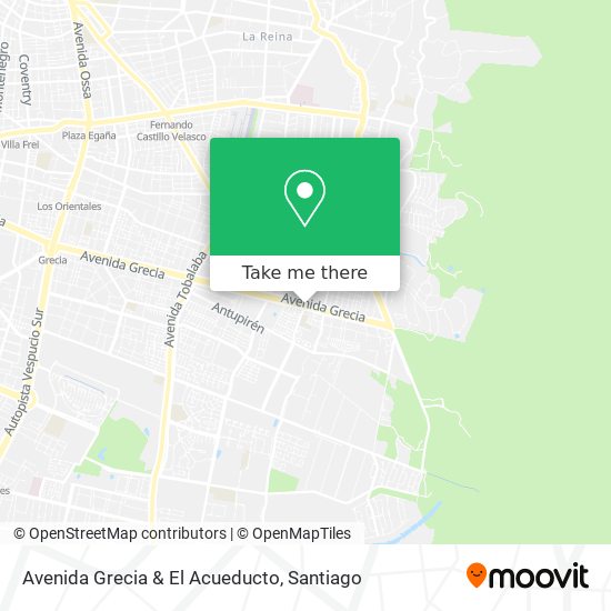 Avenida Grecia & El Acueducto map