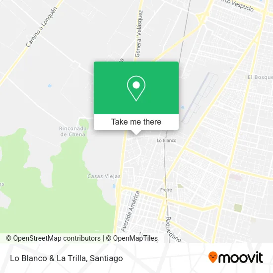 Lo Blanco & La Trilla map
