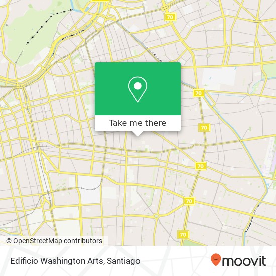 Edificio Washington Arts map