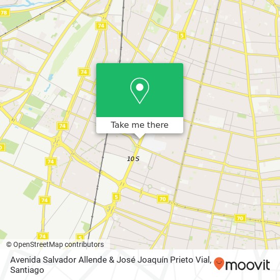 Mapa de Avenida Salvador Allende & José Joaquín Prieto Vial