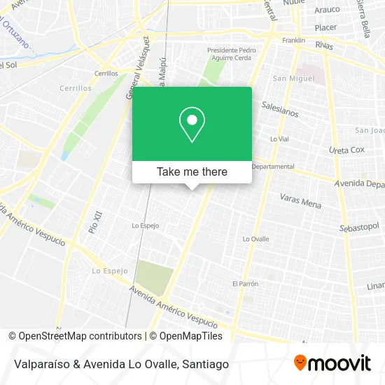 Valparaíso & Avenida Lo Ovalle map