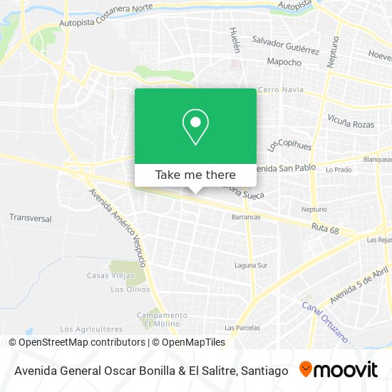 Avenida General Oscar Bonilla & El Salitre map