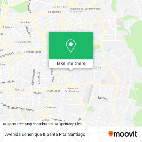 Avenida Echeñique & Santa Rita map