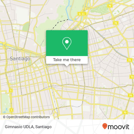 Gimnasio UDLA map