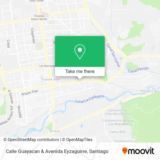 Calle Guayacan & Avenida Eyzaguirre map