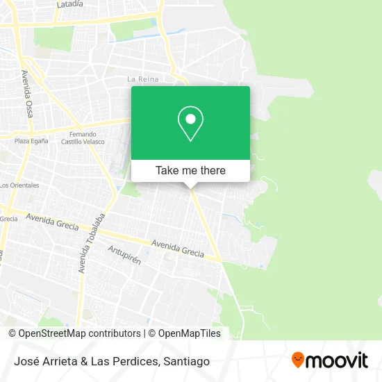 José Arrieta & Las Perdices map