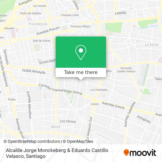 Alcalde Jorge Monckeberg & Eduardo Castillo Velasco map