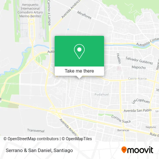 Serrano & San Daniel map
