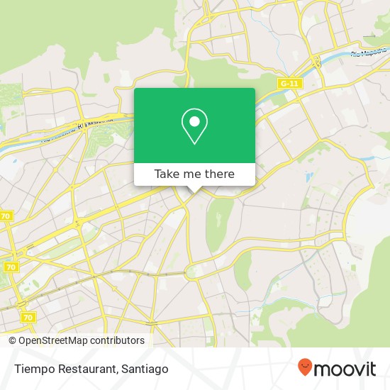 Tiempo Restaurant map