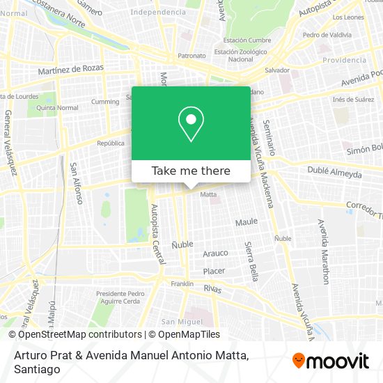 Arturo Prat & Avenida Manuel Antonio Matta map