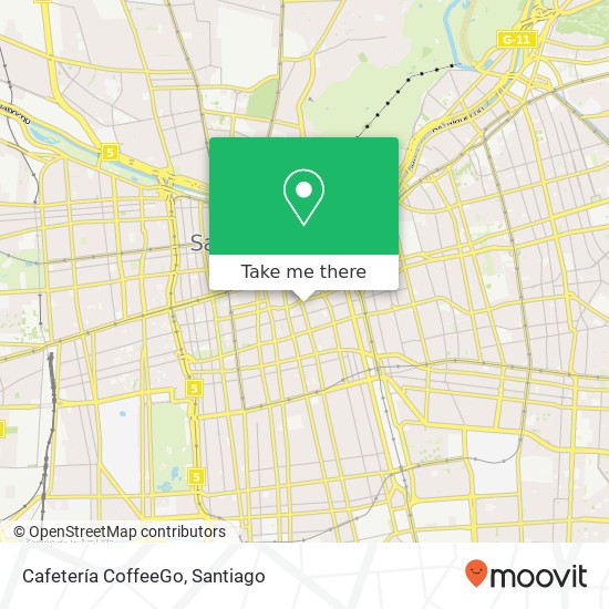 Cafetería CoffeeGo map