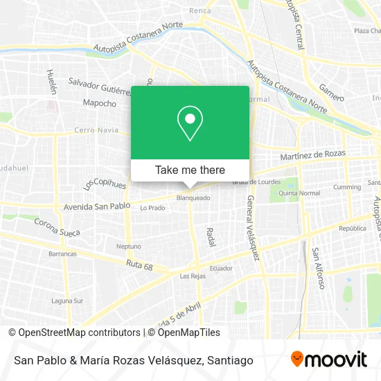 San Pablo & María Rozas Velásquez map
