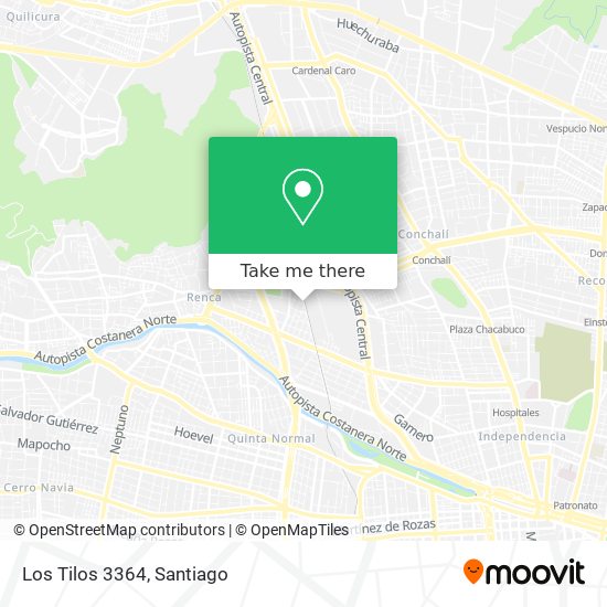 Los Tilos 3364 map