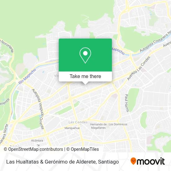 Las Hualtatas & Gerónimo de Alderete map