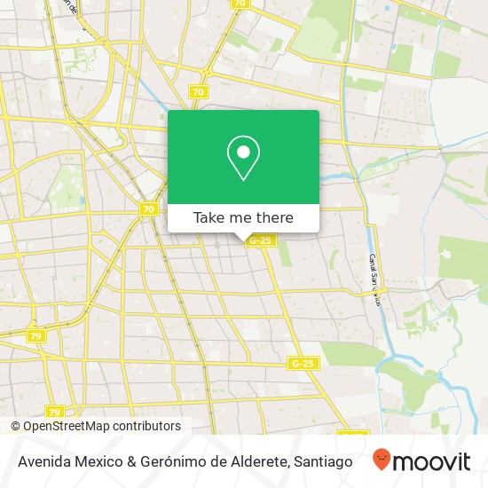 Mapa de Avenida Mexico & Gerónimo de Alderete