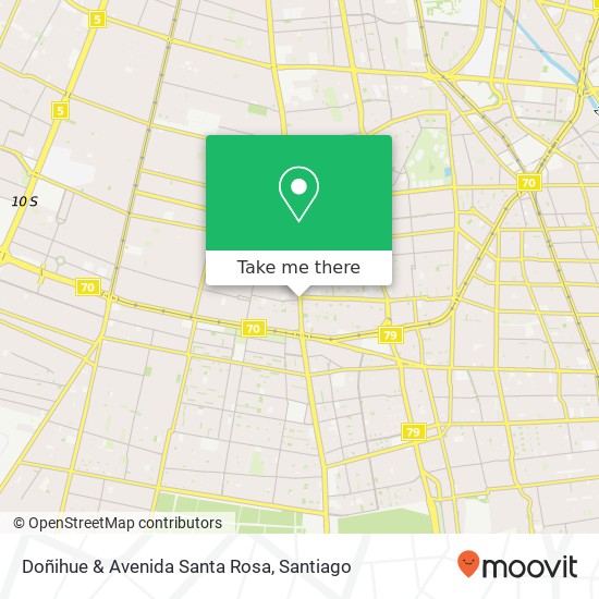 Doñihue & Avenida Santa Rosa map