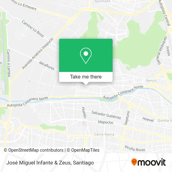José Miguel Infante & Zeus map