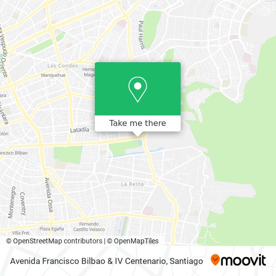 Avenida Francisco Bilbao & IV Centenario map