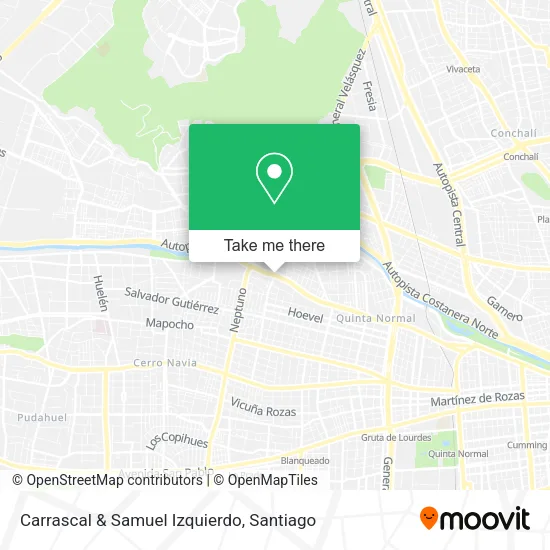 Carrascal & Samuel Izquierdo map