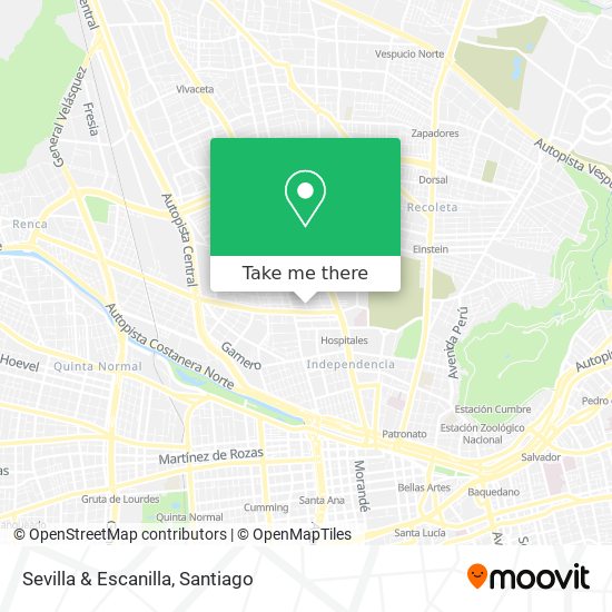 Sevilla & Escanilla map